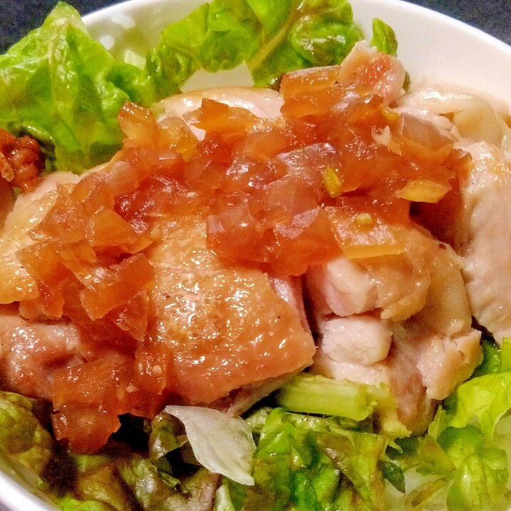 チキンソテー丼の作り方!